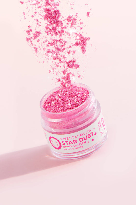 PARTY PINK | Star Dust Edible Drink Glitter 4g jar