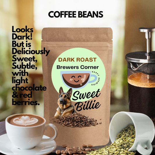 Sweet Billie Dark Roast Coffee Beans per pound