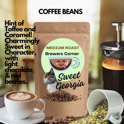 Sweet Georgia Medium Roast Coffee Beans per pound